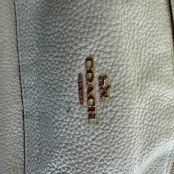 Coach Beige Leather charlie mini Backpack - Picture 6 of 16